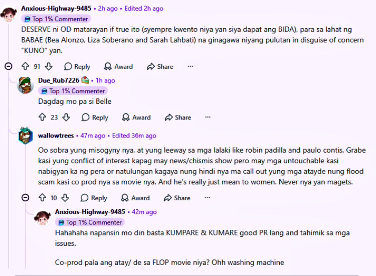 kim chiu ogie comments