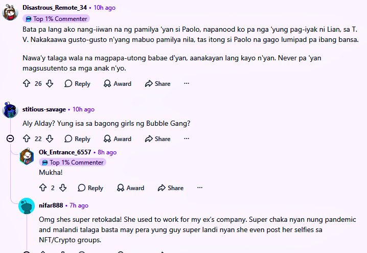 paolo comments