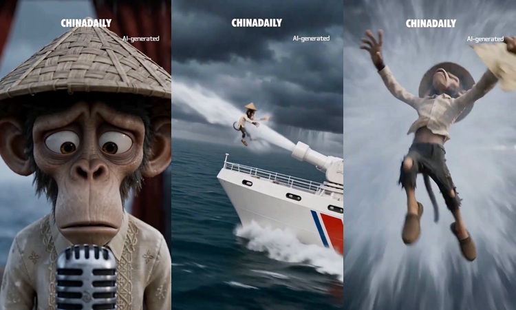 China daily monkey