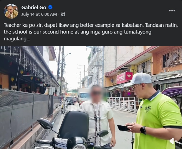 Gabriel go, teacher