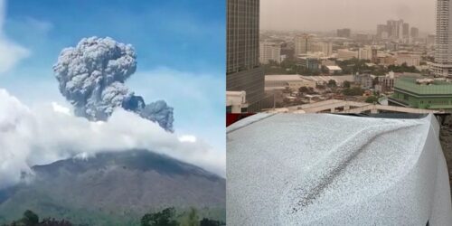 Kanlaon Volcano, Cebu Ashfall