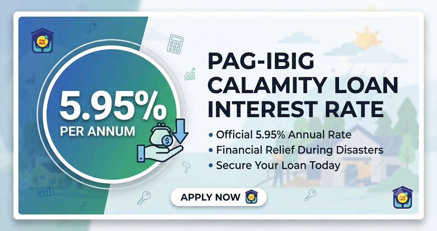 Pag-IBIG Calamity Loan Interest Rate Per Annum