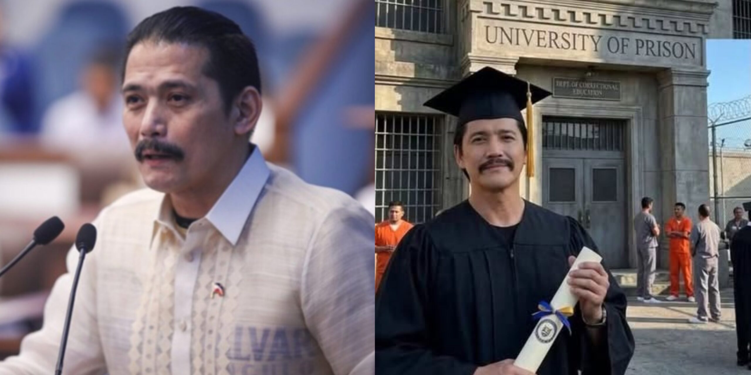 TechBeetle | Robin Padilla Reacts To His 'University of Prison' Photo