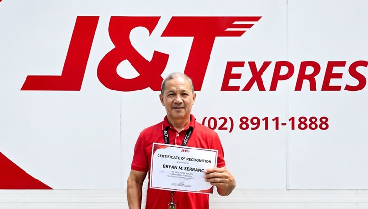 J&T Express Delivery Rider