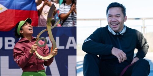 Alex Eala, Manny Pacquiao