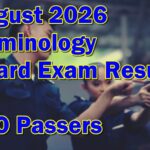 Criminology Board Exam Result August 2026