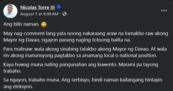 FB post
