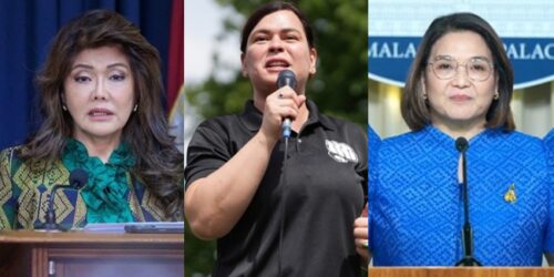Imee Marcos, Sara Duterte, Claire Castro