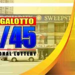 6/45 Lotto Winner
