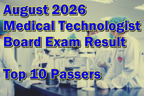 MedTech Board Exam Result August 2026