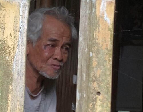 Elderly Trisikad Driver