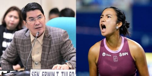 Alex Eala, Erwin Tulfo