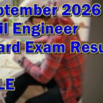 Civil Engineer Board Exam Result September 2026