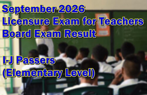 LET Exam Result September 2026