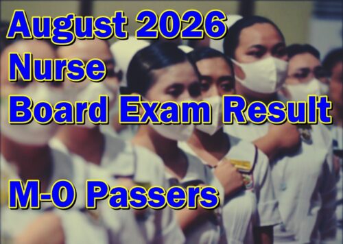 Nurse Board Exam Result August 2026