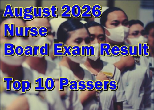 Nurse Board Exam Result August 2026