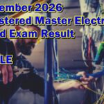 Registered Master Electrician Board Exam Result September 2026