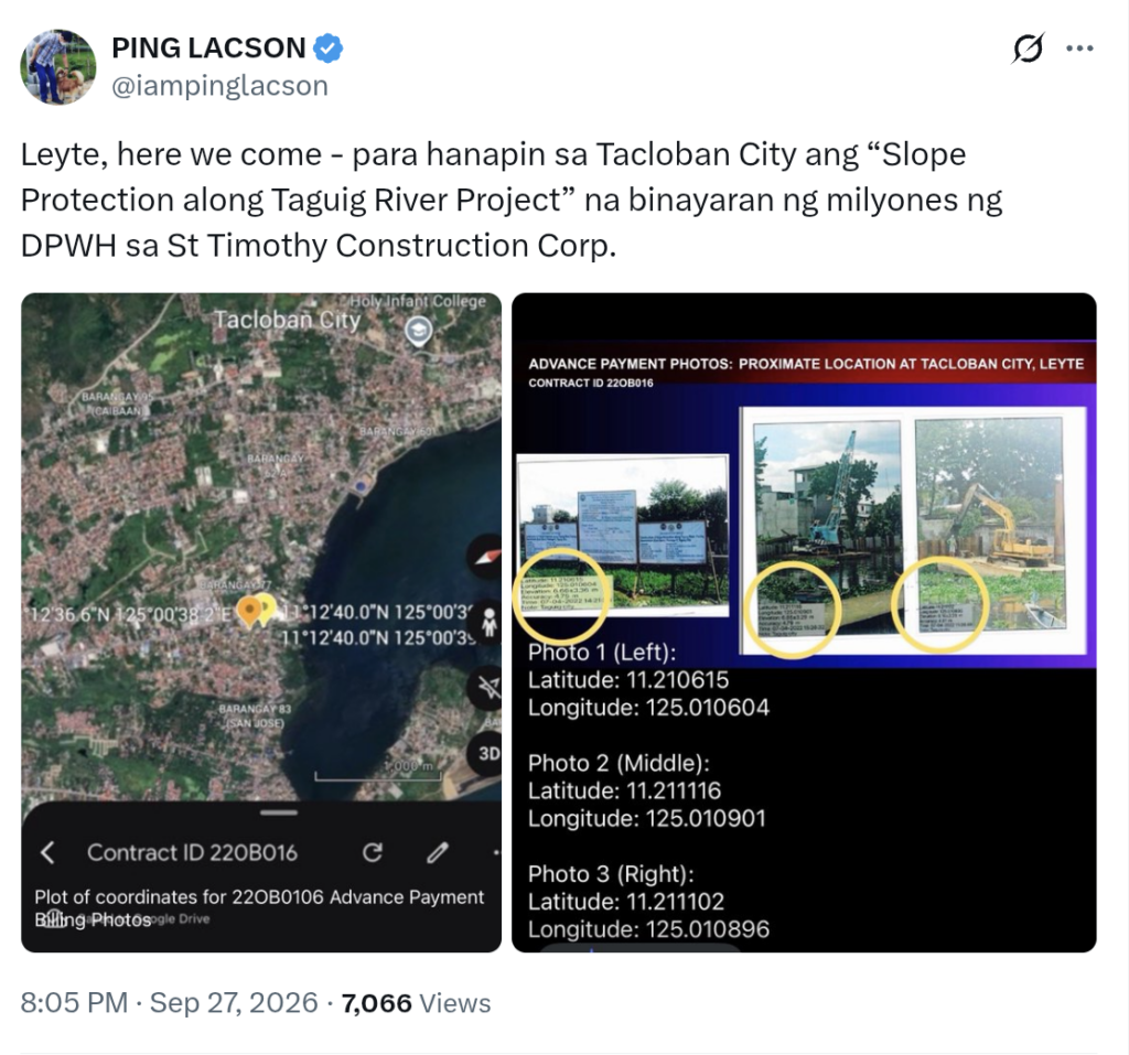 ping lacson post