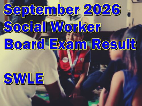 Social Worker Board Exam Result September 2026