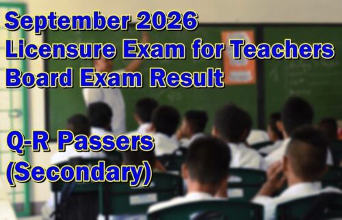 LET Exam Result September 2026