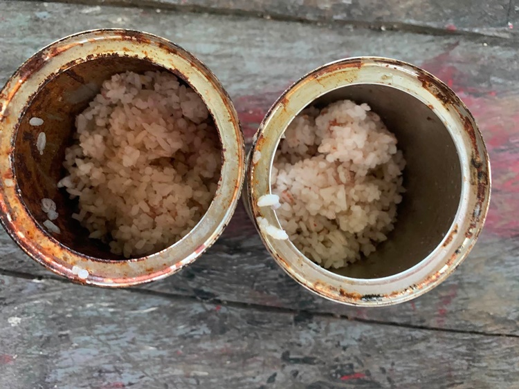 Rusty Milk Cans
