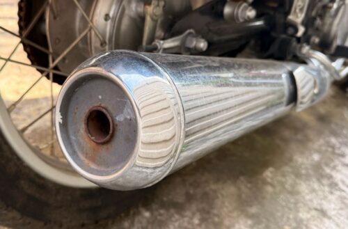Noisy Motorcycle Exhaust