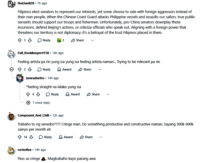 robin padilla alan peter cayetano comments